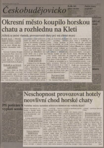 Českobudějovické listy 14.10.1998