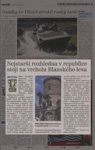 Českobudějovický deník 20.8.2012