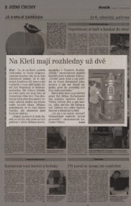 Českobudějovický deník 7.7.2012