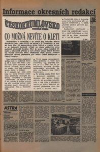 Deník Jihočeská pravda 1.4.1992
