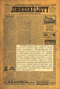 Jihočeské Listy 7.10.1925-2