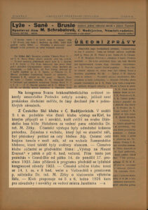 Jihočeský sportovní týdeník 12.12.1923-2