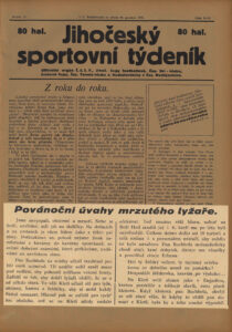 Jihočeský sportovní týdeník 28.12.1932-2