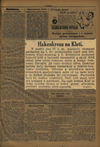 Národní listy – Hakenkrauz na Kleti-2